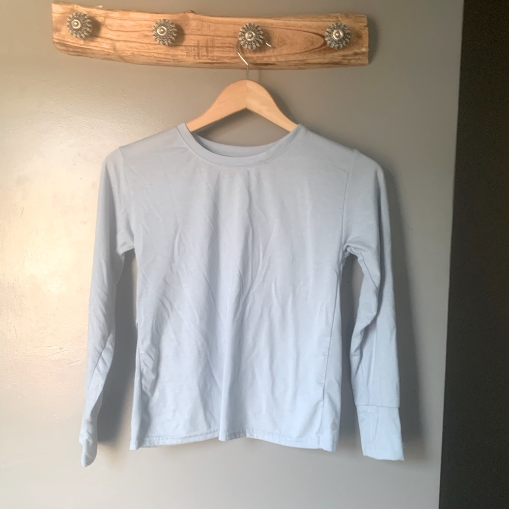 Zella | NWOT Blue Athletic Sport Long Sleeve Gym Workout Tee Shirt Top